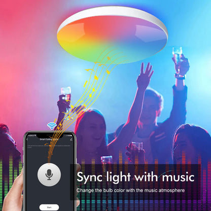 Tuya Zigbee 3.0 Smart Ceiling Light Wifi RGBCW Led Ceiling Lamp Livingroom Home Decoration Smart Lamp For Alexa, Google Home