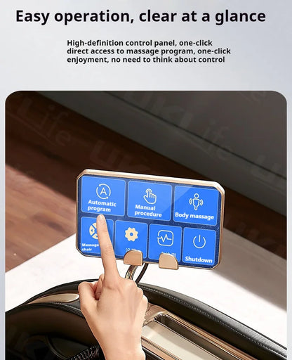 4D SL-Track Massage Chair Zero Gravity Full Body w/AI Voice 3D Luxury Electric Home Office Massage Sofa 3Y Warranty