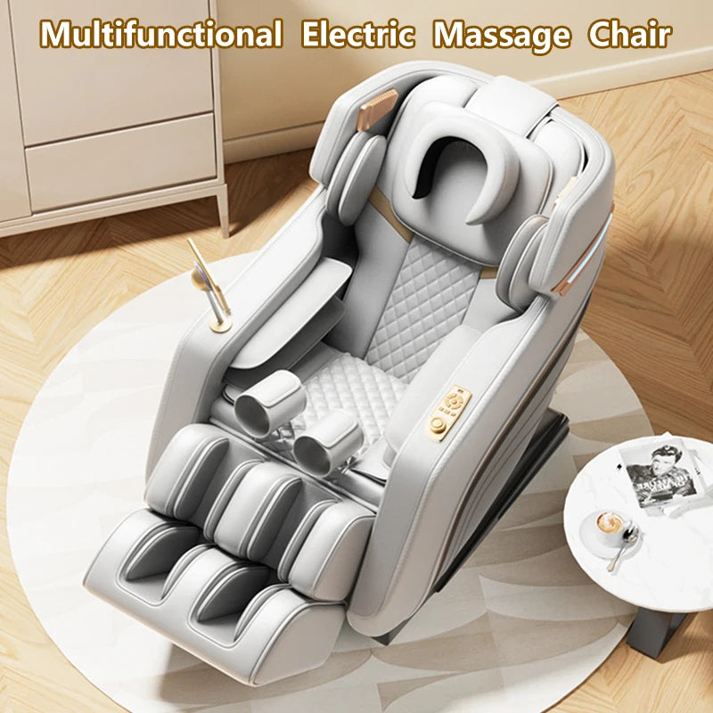 Full Body Airbags Zero Gravity Massager Chair Electric LCD Screen Massage Relaxing Hifi Bluetooth Music Chair Multi Functional