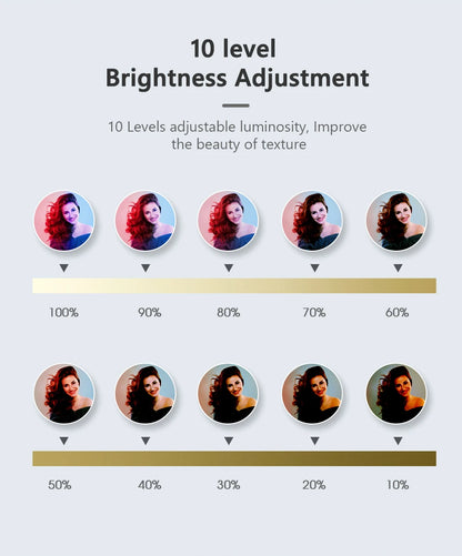 10in 26cm RGB Selfie Ring Light with Telescopic Tripod Stand Phone Holder, Photography RingLight Colorful Led Makeup Fill Lamp