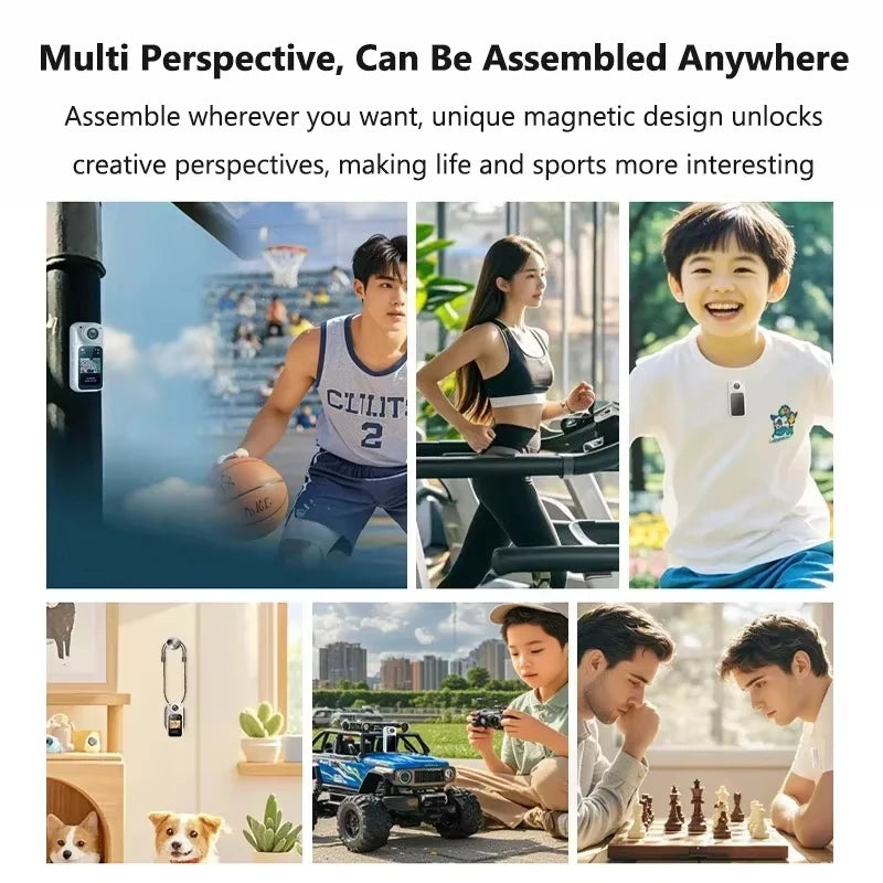 HD 1080P Thumbcam 2.7K WiFi Mini Camera Portable Digital Video Recorder Police BodyCam 180° Rotate Sports DV Riding Camcorder