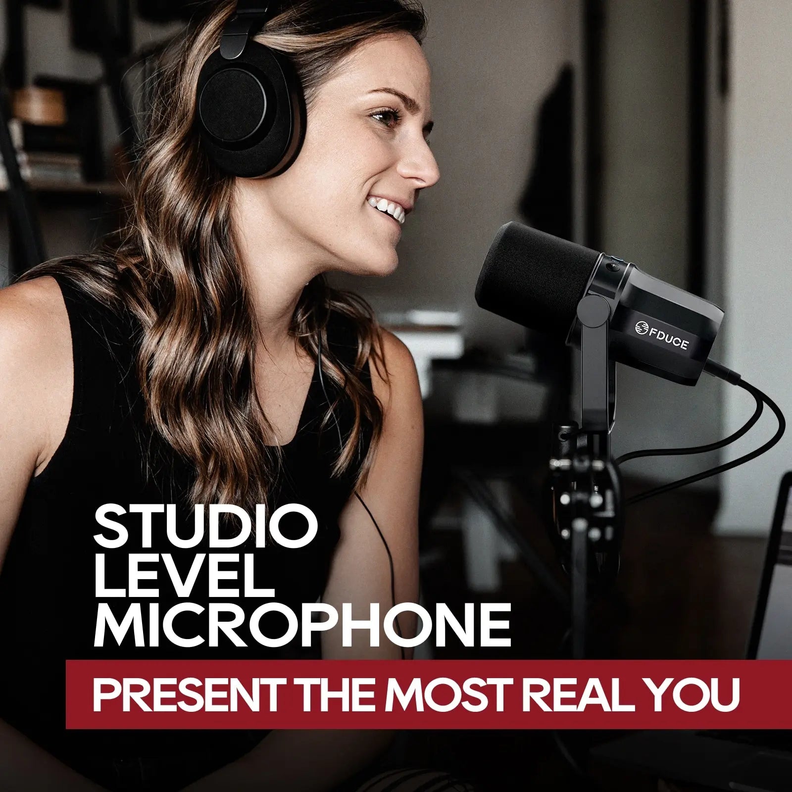 FDUCE SL40X Dynamic Podcast Microphone