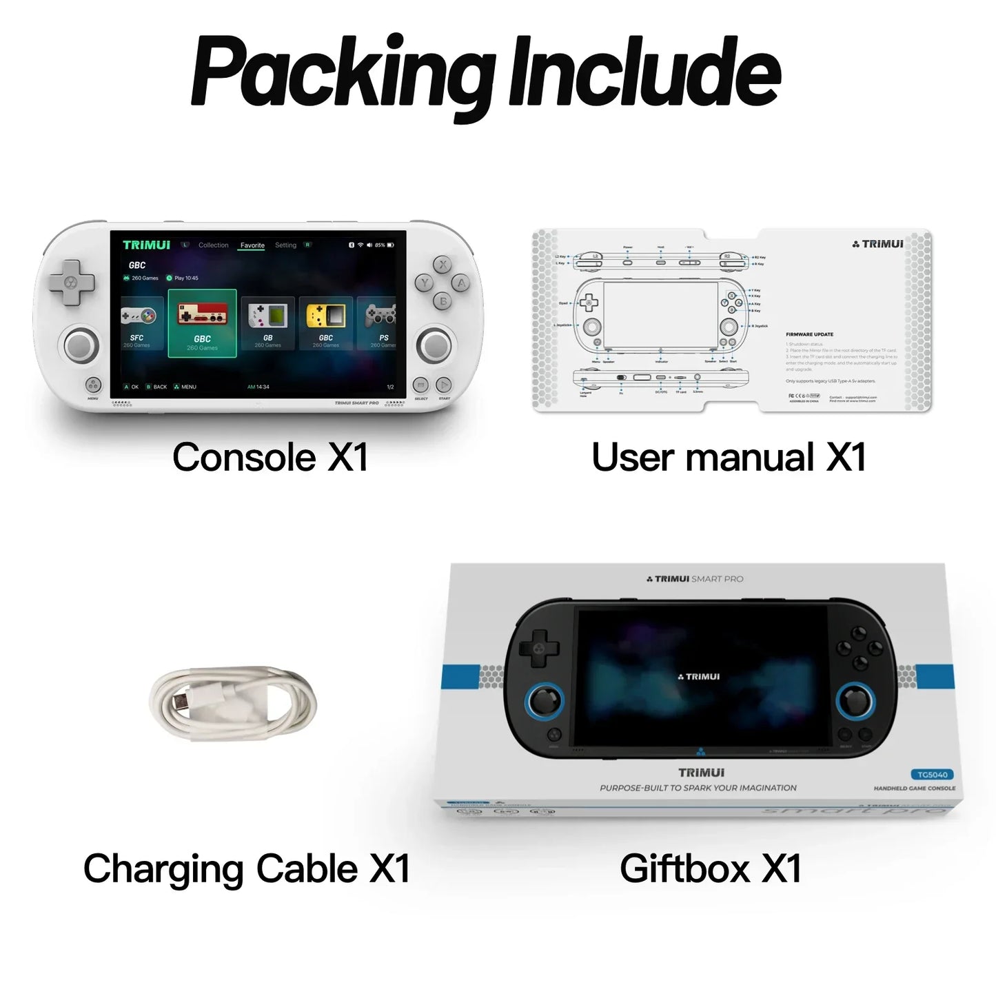 Trimui Smart Pro handheld game console