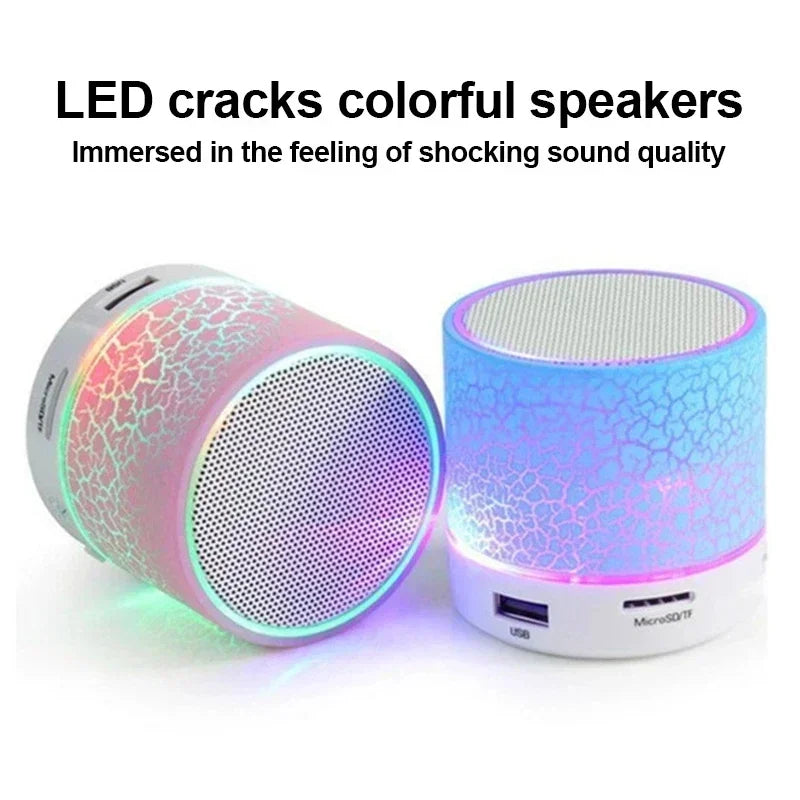 Mini Wireless Bluetooth Speaker with LED Light
