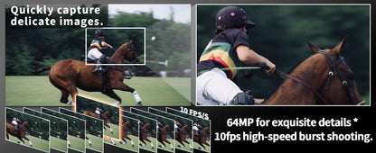 NBD 64MP Digital Cameras for Photography, 16X Optical Zoom Camera with WiFi & App Control,5K Camera with 180°Flipable Screen