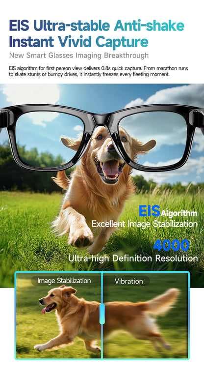 AI smart camera glasses