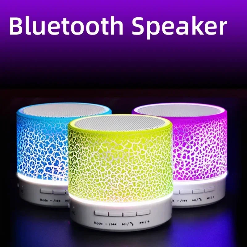 Mini Wireless Bluetooth Speaker with LED Light