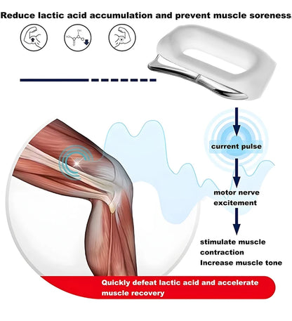 Electric Fascia Massager EMSMicro Current Vibration Deep Tissue Compression Muscle Relaxation Body Lifting Scraper Massage Knife