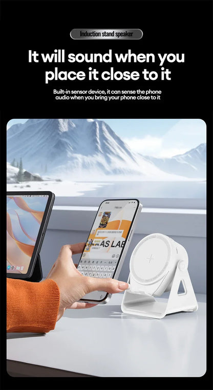 Portable Smart Induction Bluetooth Speaker