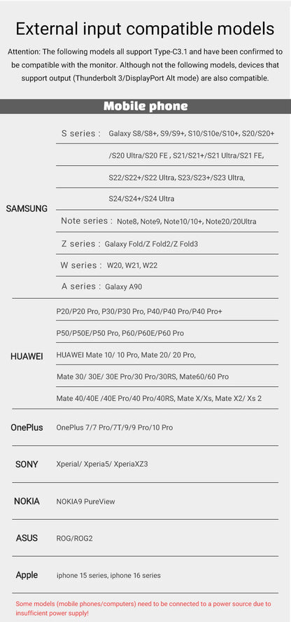 Portable 1080p HDR monitor