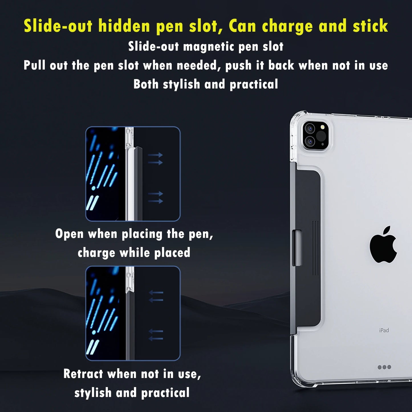 360 Swivel iPad Keyboard Case with Trackpad