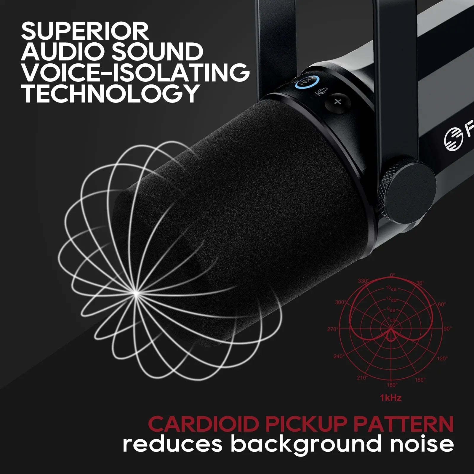FDUCE SL40X Dynamic Podcast Microphone