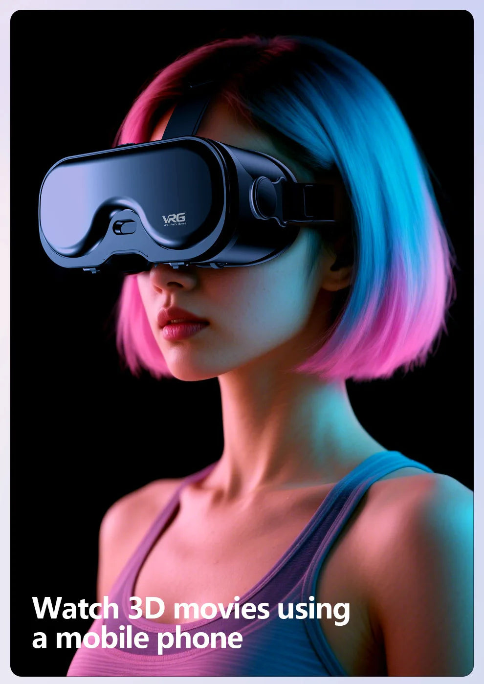 3D VR Headset for iPhone and Android