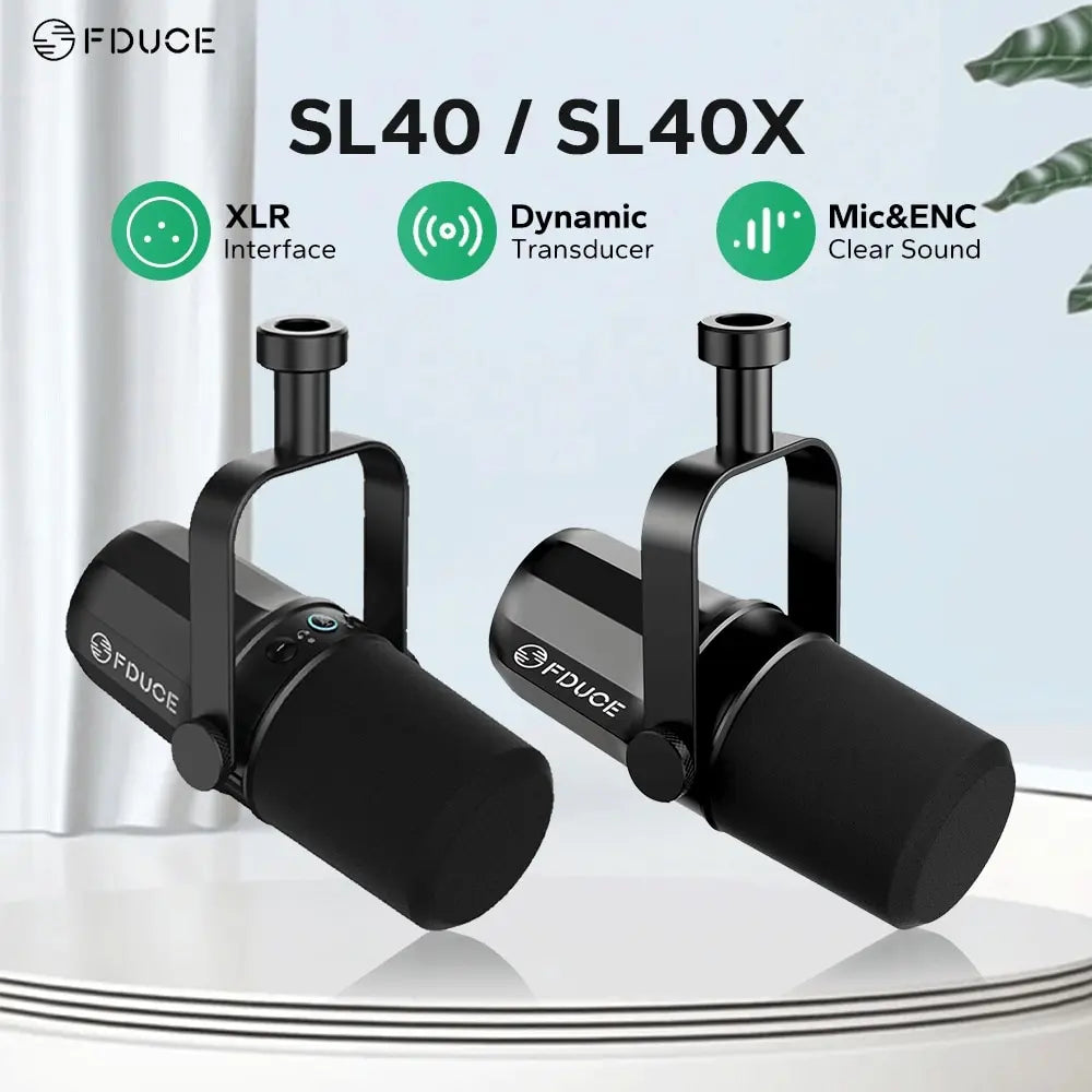 FDUCE SL40X Dynamic Podcast Microphone