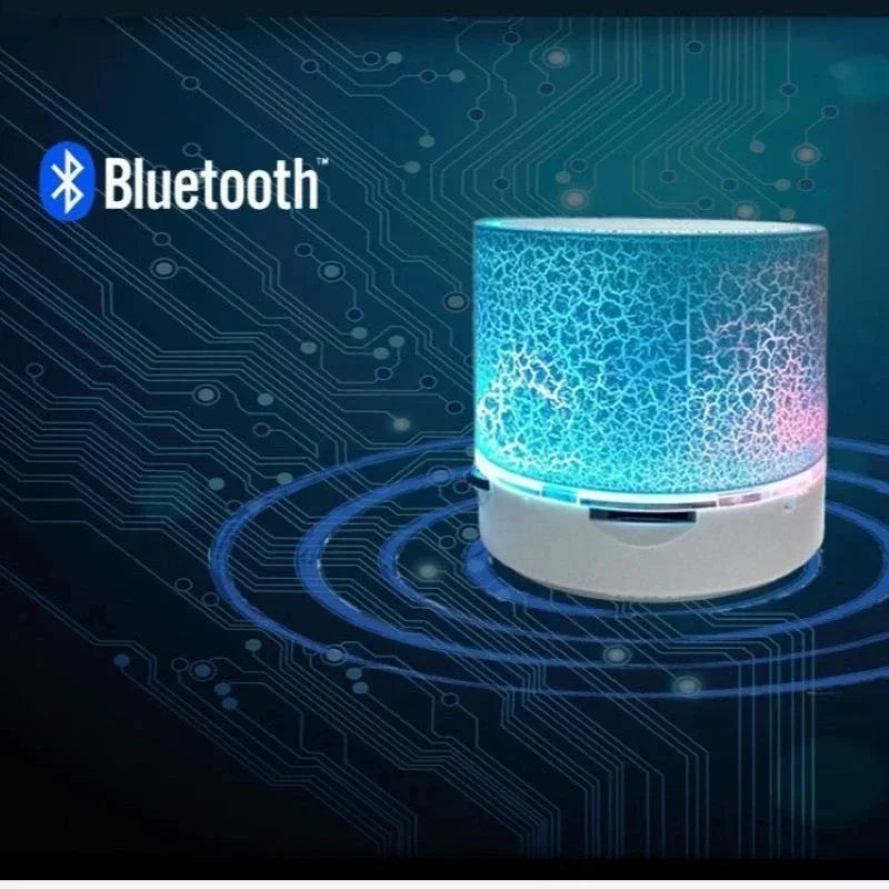 Mini Wireless Bluetooth Speaker with LED Light