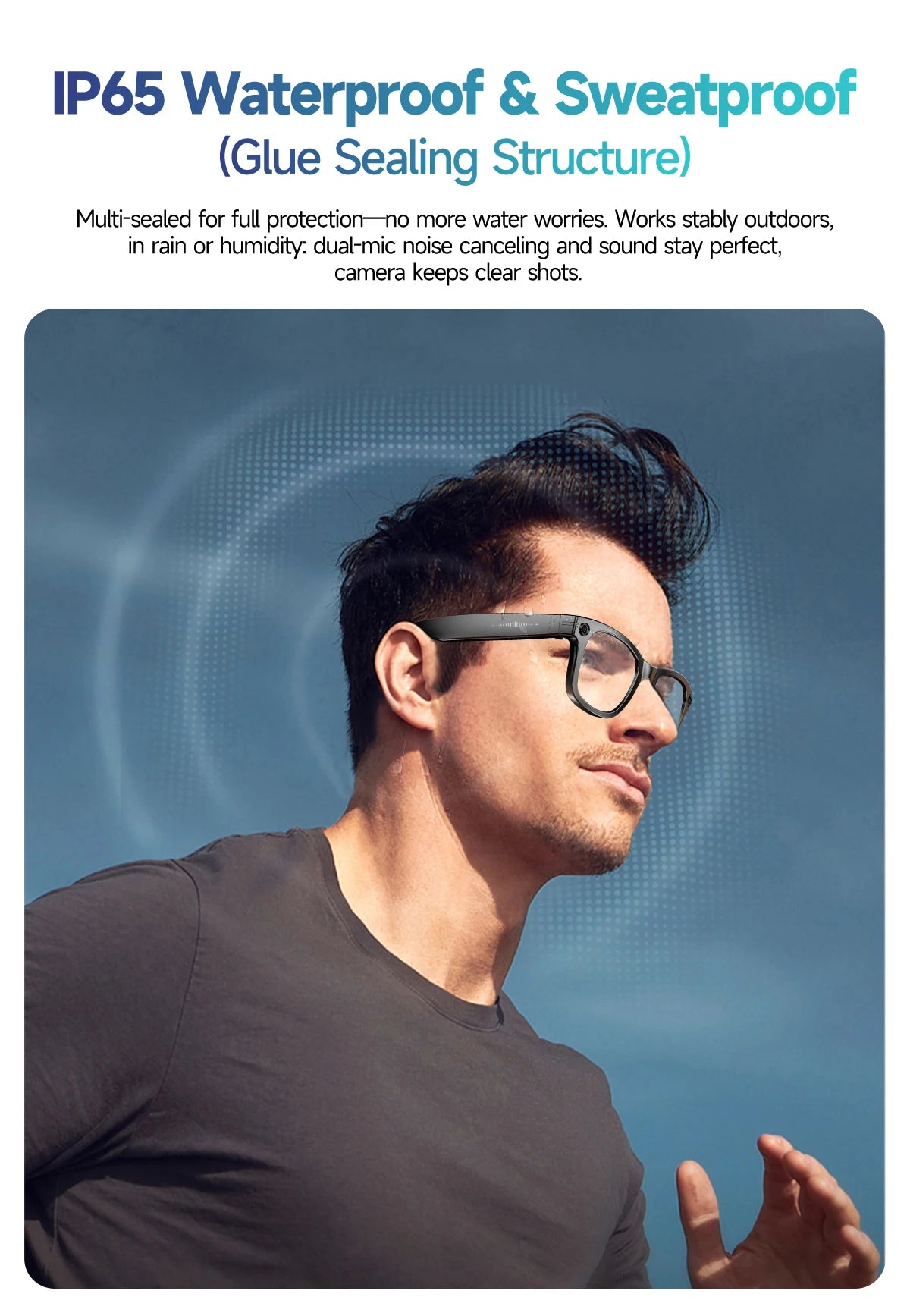 AI smart camera glasses
