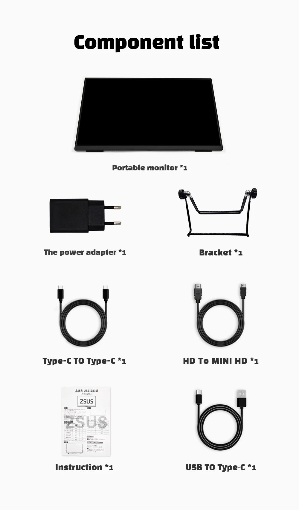 Portable 1080p HDR monitor