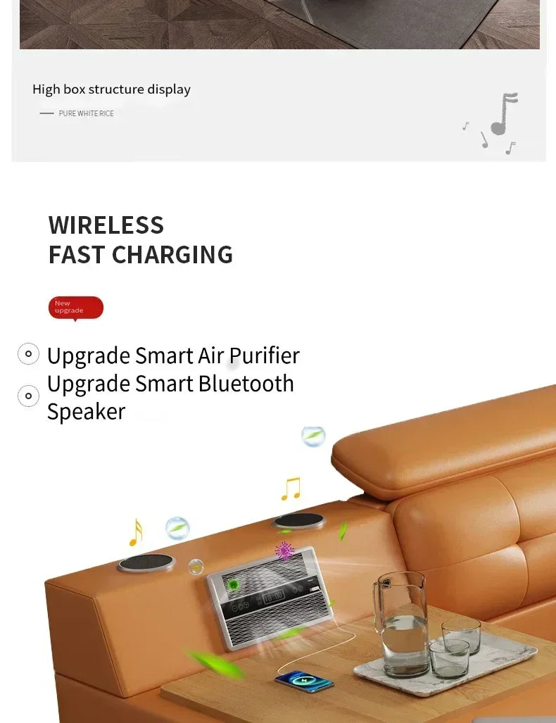 Simple Tatami Bed Massage Electric Multifunctional Headboards Double Bed Queen Size Frame Camas Moderrnas Inteligentes Furniture