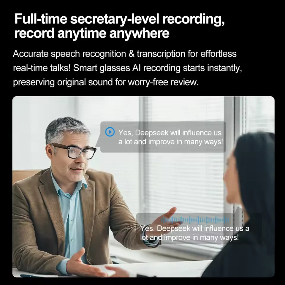 AI smart camera glasses
