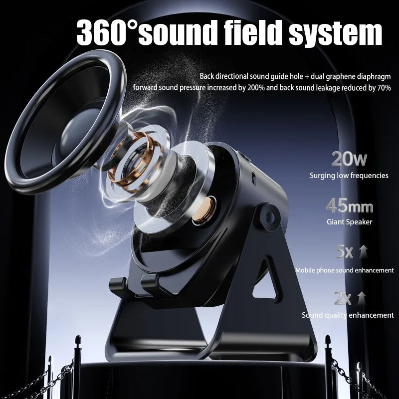 Portable Smart Induction Bluetooth Speaker