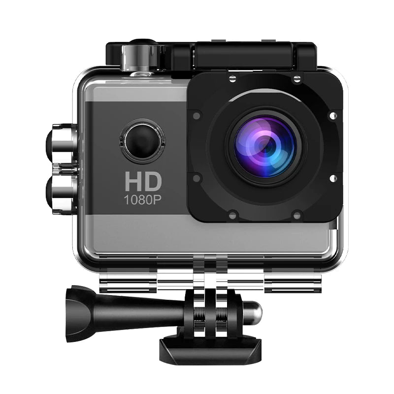 Action Camera 1080P/30FPS 2.0 In IPS Screen 170° Underwater Waterproof Helmet Video Recording Sports Cameras Outdoor Digital Cam