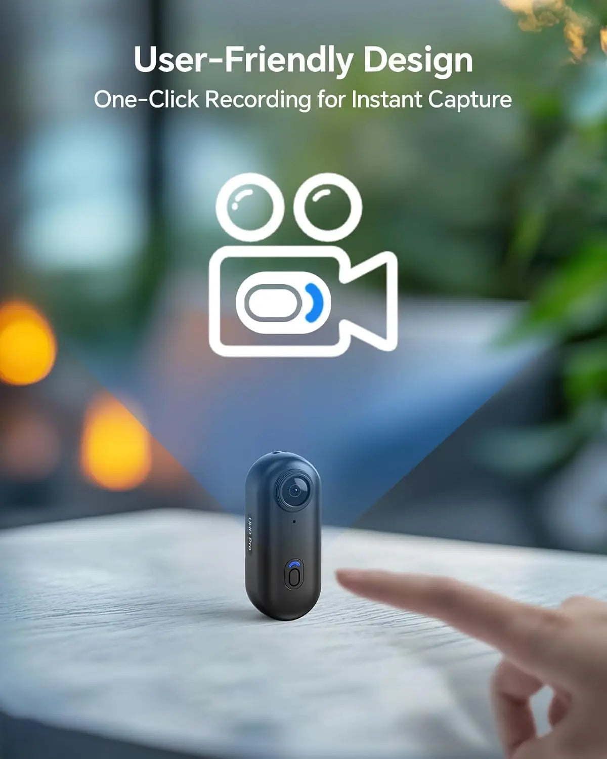 4K Wearable Mini Body Camera