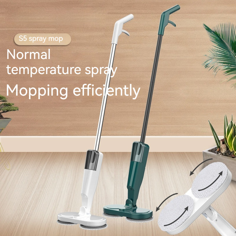 All-in-one sweeping and mopping machine showcasing S5 spray mop for efficient cleaning.