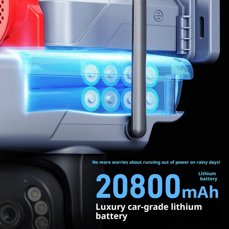 4G Solar Powered Dual Camera Security Camera