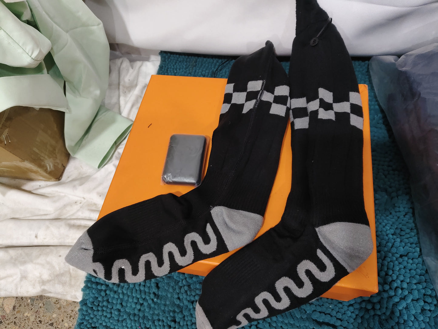 Smart APP Control Heating Foot Skiing Stockings